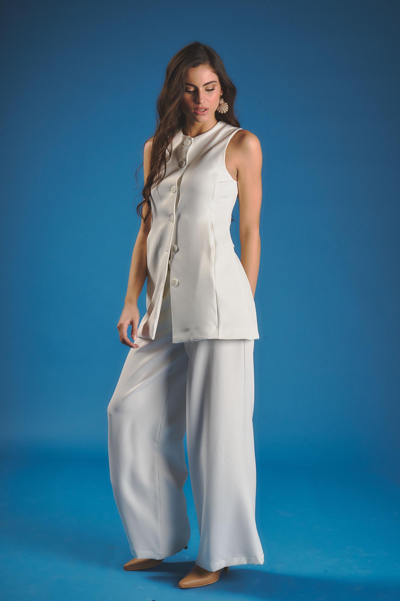 CHALECO ASTERINA NATURAL